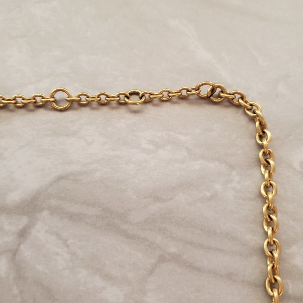 ✨ J.Crew Pink Rhinestone Crystal Cluster Stacked Statement Necklace ✨ - Picture 3 of 16